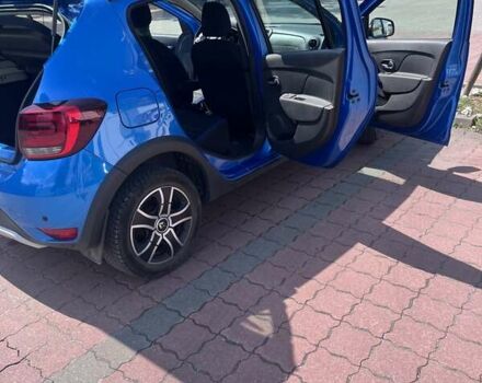 Синий Рено Сандеро, объемом двигателя 0.9 л и пробегом 104 тыс. км за 11111 $, фото 15 на Automoto.ua