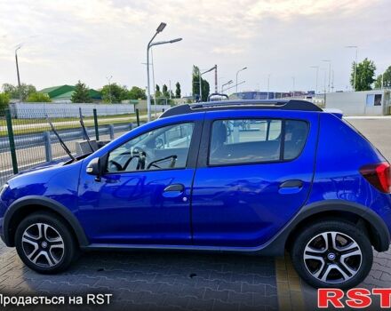 Синий Рено Сандеро, объемом двигателя 0.9 л и пробегом 58 тыс. км за 12000 $, фото 5 на Automoto.ua