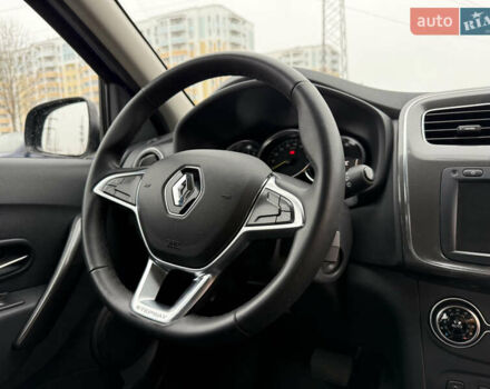 Синий Рено Сандеро, объемом двигателя 0.9 л и пробегом 17 тыс. км за 10350 $, фото 23 на Automoto.ua