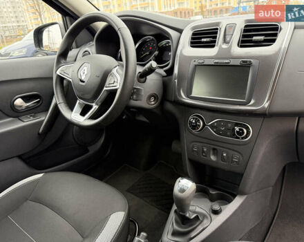 Синий Рено Сандеро, объемом двигателя 0.9 л и пробегом 17 тыс. км за 9850 $, фото 23 на Automoto.ua