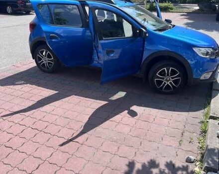 Синий Рено Сандеро, объемом двигателя 0.9 л и пробегом 104 тыс. км за 11111 $, фото 16 на Automoto.ua