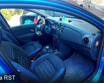 Синий Рено Сандеро, объемом двигателя 0.9 л и пробегом 28 тыс. км за 12200 $, фото 2 на Automoto.ua