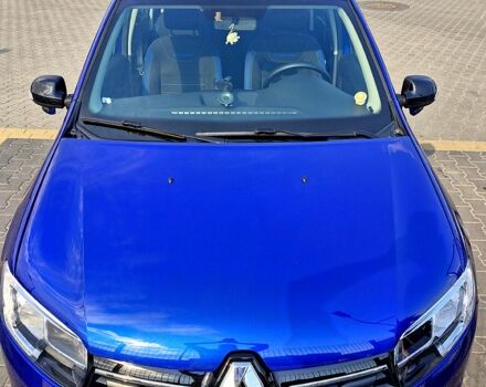 Синий Рено Сандеро, объемом двигателя 0.9 л и пробегом 58 тыс. км за 12000 $, фото 2 на Automoto.ua