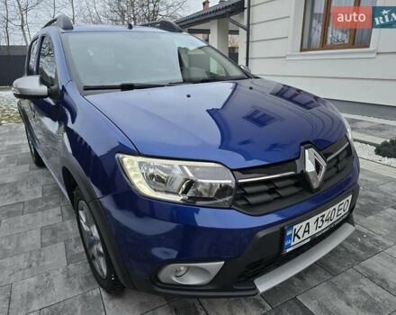 Синий Рено Сандеро, объемом двигателя 0.9 л и пробегом 17 тыс. км за 10300 $, фото 9 на Automoto.ua