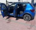 Синій Рено Сандеро, об'ємом двигуна 0.9 л та пробігом 105 тис. км за 10500 $, фото 1 на Automoto.ua