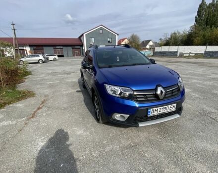 Синій Рено Сандеро, об'ємом двигуна 1.5 л та пробігом 217 тис. км за 10950 $, фото 1 на Automoto.ua