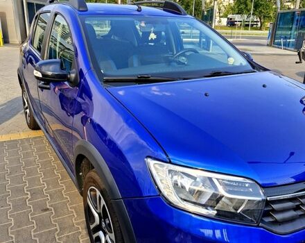 Синий Рено Сандеро, объемом двигателя 0.9 л и пробегом 58 тыс. км за 12000 $, фото 10 на Automoto.ua