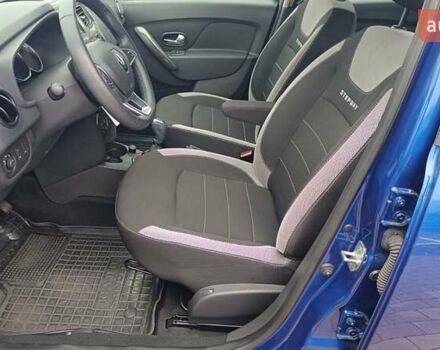 Синий Рено Сандеро, объемом двигателя 0.9 л и пробегом 48 тыс. км за 11282 $, фото 11 на Automoto.ua