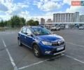 Синий Рено Сандеро, объемом двигателя 0.9 л и пробегом 110 тыс. км за 11500 $, фото 1 на Automoto.ua