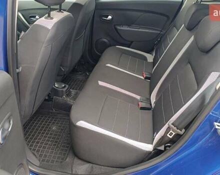 Синий Рено Сандеро, объемом двигателя 0.9 л и пробегом 48 тыс. км за 11282 $, фото 10 на Automoto.ua