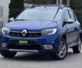 Синий Рено Сандеро, объемом двигателя 0.9 л и пробегом 75 тыс. км за 11300 $, фото 1 на Automoto.ua