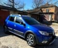 Синий Рено Сандеро, объемом двигателя 0.9 л и пробегом 73 тыс. км за 10700 $, фото 1 на Automoto.ua