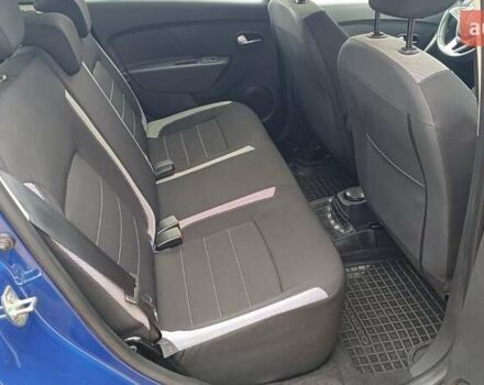 Синий Рено Сандеро, объемом двигателя 0.9 л и пробегом 48 тыс. км за 11282 $, фото 6 на Automoto.ua