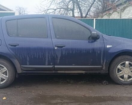 Синий Рено Сандеро, объемом двигателя 1.1 л и пробегом 200 тыс. км за 3500 $, фото 1 на Automoto.ua