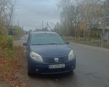 Синий Рено Сандеро, объемом двигателя 1.1 л и пробегом 200 тыс. км за 3500 $, фото 3 на Automoto.ua