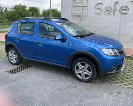 Синий Рено Сандеро, объемом двигателя 1.5 л и пробегом 170 тыс. км за 8000 $, фото 1 на Automoto.ua