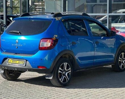 Синий Рено Сандеро, объемом двигателя 1.5 л и пробегом 188 тыс. км за 7900 $, фото 5 на Automoto.ua