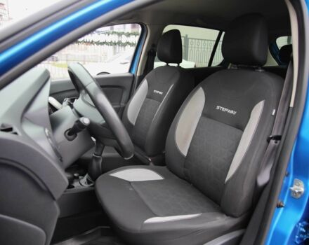 Синий Рено Сандеро, объемом двигателя 1.5 л и пробегом 92 тыс. км за 9800 $, фото 5 на Automoto.ua