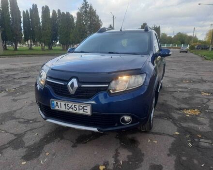 Синий Рено Сандеро, объемом двигателя 1.5 л и пробегом 180 тыс. км за 8300 $, фото 5 на Automoto.ua