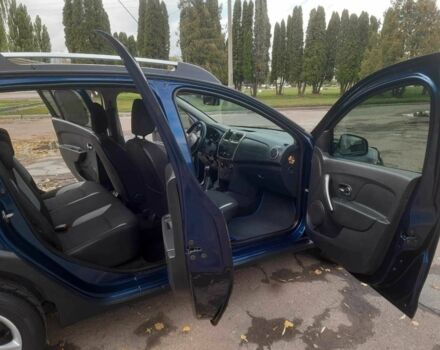 Синий Рено Сандеро, объемом двигателя 1.5 л и пробегом 180 тыс. км за 8300 $, фото 13 на Automoto.ua