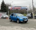 Синий Рено Сандеро, объемом двигателя 0.9 л и пробегом 81 тыс. км за 9300 $, фото 1 на Automoto.ua