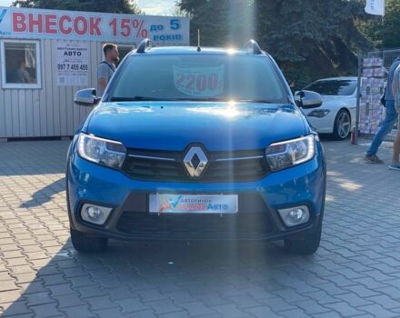 Рено Сандеро 2017 в Кривом Роге на Automoto.ua Синий Рено Сандеро, объемом двигателя 0.9 л и пробегом 81 тыс. км за 9500 $, фото 1 на Automoto.ua