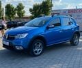 Синий Рено Сандеро, объемом двигателя 0.9 л и пробегом 81 тыс. км за 9500 $, фото 2 на Automoto.ua