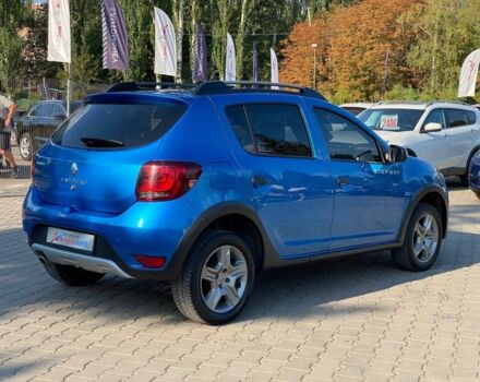 Рено Сандеро 2017 в Кривом Роге на Automoto.ua Синий Рено Сандеро, объемом двигателя 0.9 л и пробегом 81 тыс. км за 9500 $, фото 6 на Automoto.ua