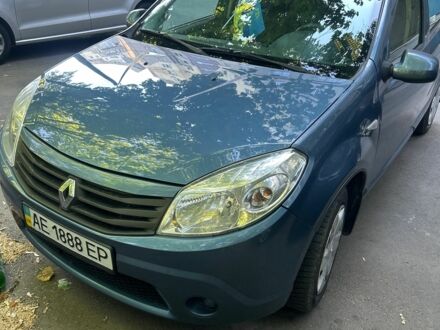 Рено Сандеро 2011 у Дніпро (Дніпропетровську) на Automoto.ua Синій Рено Сандеро, об'ємом двигуна 1.6 л та пробігом 264 тис. км за 5300 $, фото 1 на Automoto.ua