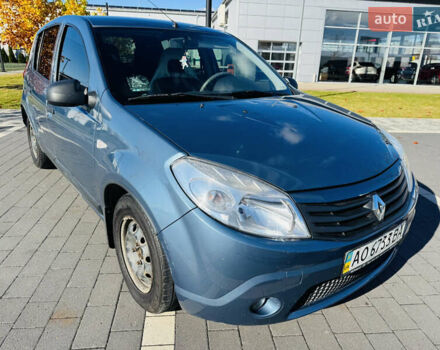 Рено Сандеро 2011 в Мукачеве на Automoto.ua Синий Рено Сандеро, объемом двигателя 1.4 л и пробегом 213 тыс. км за 4400 $, фото 1 на Automoto.ua