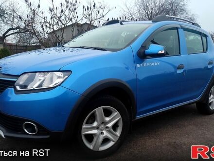 Синий Рено Сандеро, объемом двигателя 1.6 л и пробегом 115 тыс. км за 8300 $, фото 1 на Automoto.ua