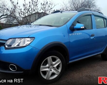 Синий Рено Сандеро, объемом двигателя 1.6 л и пробегом 115 тыс. км за 8300 $, фото 1 на Automoto.ua