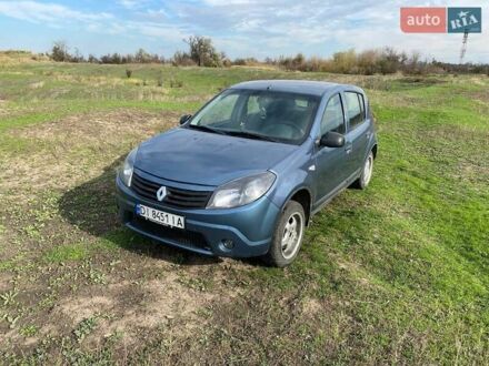 Синій Рено Сандеро, об'ємом двигуна 1.39 л та пробігом 123 тис. км за 3999 $, фото 1 на Automoto.ua