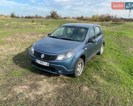 Синій Рено Сандеро, об'ємом двигуна 1.39 л та пробігом 123 тис. км за 3999 $, фото 1 на Automoto.ua