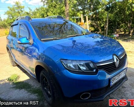 Синий Рено Сандеро, объемом двигателя 1.5 л и пробегом 233 тыс. км за 6500 $, фото 1 на Automoto.ua