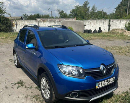 Синий Рено Сандеро, объемом двигателя 1.46 л и пробегом 121 тыс. км за 8300 $, фото 1 на Automoto.ua