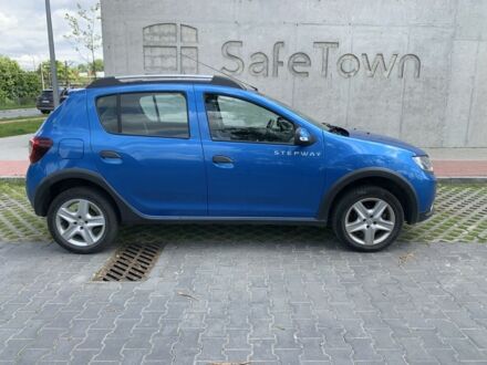 Синий Рено Сандеро, объемом двигателя 1.5 л и пробегом 170 тыс. км за 8000 $, фото 1 на Automoto.ua