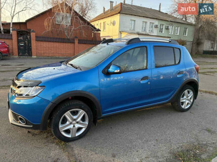 Синий Рено Сандеро, объемом двигателя 1.46 л и пробегом 169 тыс. км за 7400 $, фото 1 на Automoto.ua