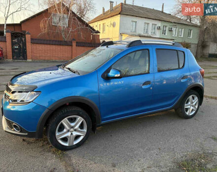 Синий Рено Сандеро, объемом двигателя 1.46 л и пробегом 169 тыс. км за 7400 $, фото 1 на Automoto.ua
