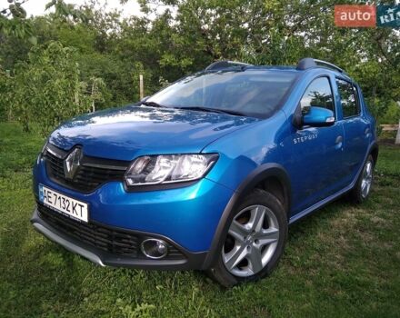Синий Рено Сандеро, объемом двигателя 1.5 л и пробегом 158 тыс. км за 7500 $, фото 1 на Automoto.ua