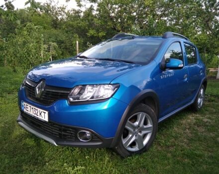 Синий Рено Сандеро, объемом двигателя 1.5 л и пробегом 158 тыс. км за 7500 $, фото 1 на Automoto.ua