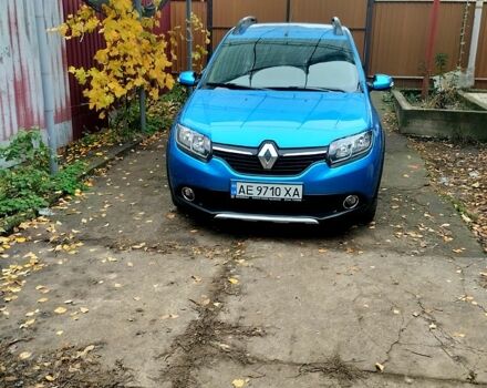Синий Рено Сандеро, объемом двигателя 1.5 л и пробегом 1030 тыс. км за 7900 $, фото 1 на Automoto.ua