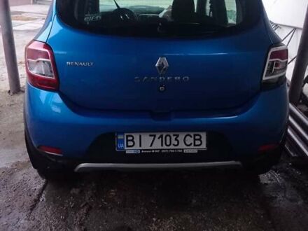 Рено Сандеро 2014 в Полтаве на Automoto.ua Синий Рено Сандеро, объемом двигателя 1.46 л и пробегом 98 тыс. км за 3999 $, фото 1 на Automoto.ua