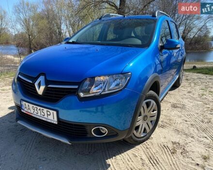 Синий Рено Сандеро, объемом двигателя 1.46 л и пробегом 79 тыс. км за 9000 $, фото 1 на Automoto.ua