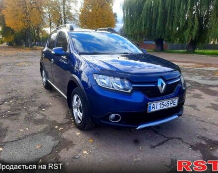 Синий Рено Сандеро, объемом двигателя 1.5 л и пробегом 180 тыс. км за 8200 $, фото 1 на Automoto.ua