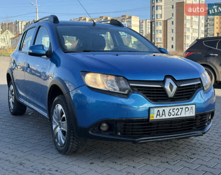 Синий Рено Сандеро, объемом двигателя 1.46 л и пробегом 220 тыс. км за 6700 $, фото 1 на Automoto.ua