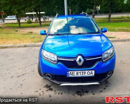 Синий Рено Сандеро, объемом двигателя 1.5 л и пробегом 170 тыс. км за 9000 $, фото 1 на Automoto.ua