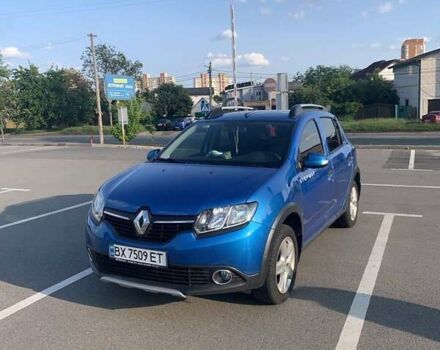 Синій Рено Сандеро, об'ємом двигуна 0.9 л та пробігом 112 тис. км за 8400 $, фото 1 на Automoto.ua