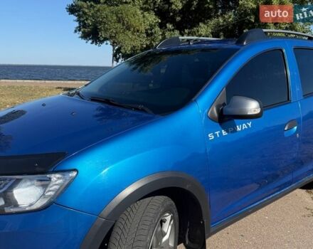 Синий Рено Сандеро, объемом двигателя 1.46 л и пробегом 155 тыс. км за 9400 $, фото 1 на Automoto.ua