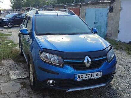 Синий Рено Сандеро, объемом двигателя 1.46 л и пробегом 92 тыс. км за 8300 $, фото 1 на Automoto.ua